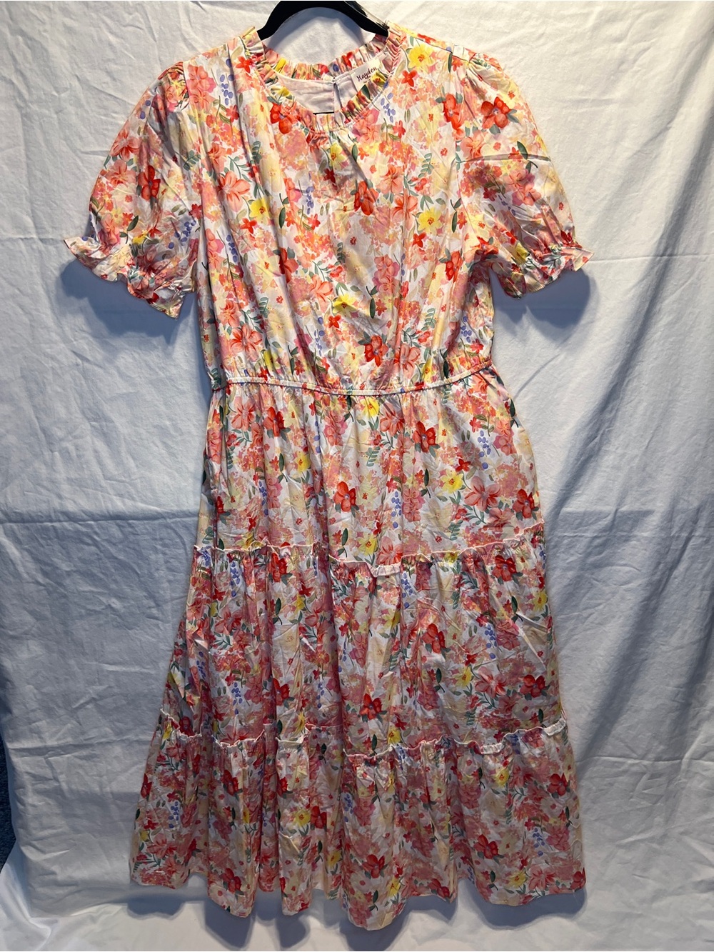 Hayden Floral Midi Dress 1XL NWT